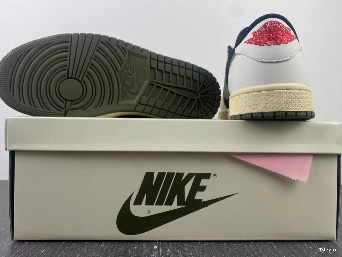 Rep TBK Low Travis 1 Olive Scott WMNS OG x Air Jordan DZ4137-106 0814